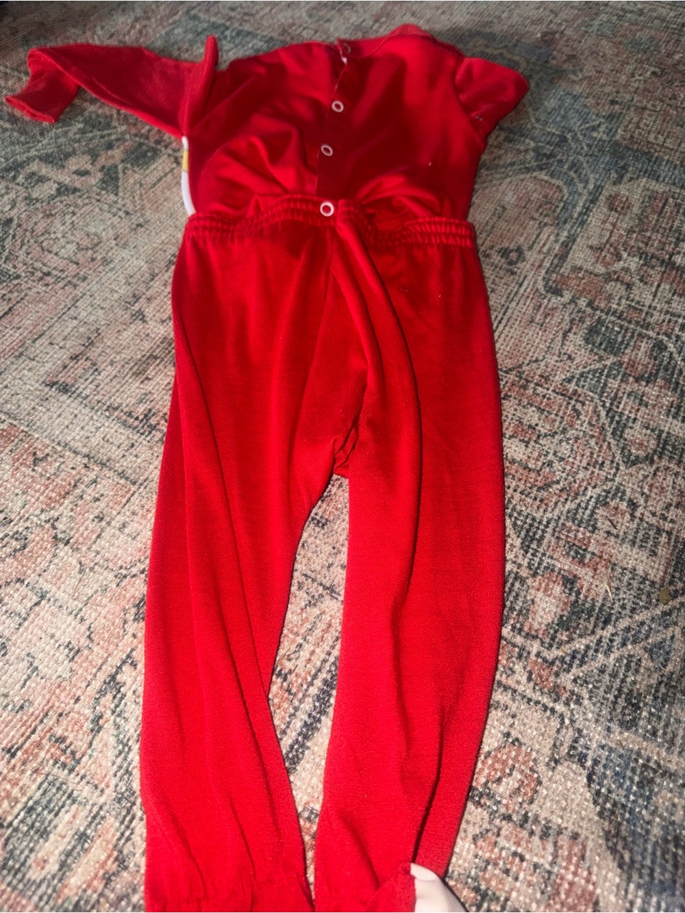 Vintage Circus Pajamas Size 3T Footie Pajamas Unisex Toddler Size 3 - Picture 8 of 9